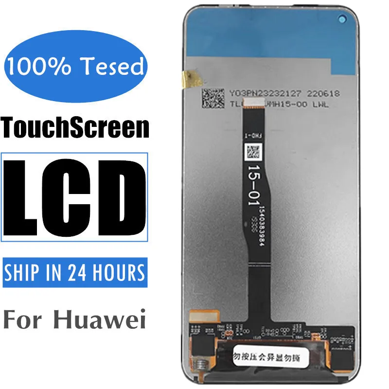 Black Cellphone Complete LCD Screen For Huawei Nova 5i 6SE Nova5i Nova6SE Mobile Phone TFT Display Panel TouchScreen Digitizer