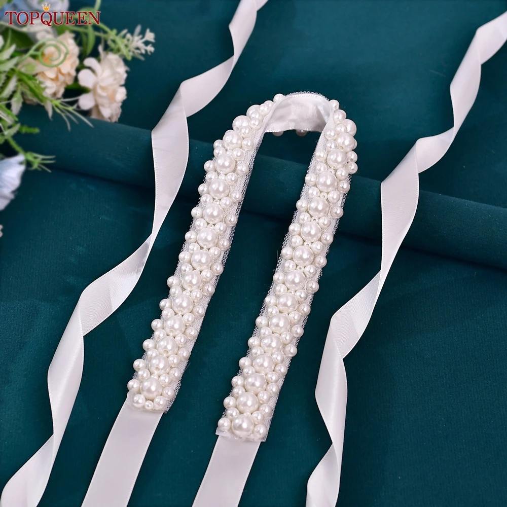 Bridal Belt Long Pearl Wedding Bridal Belt Wedding Accessories Belts Bridesmaid Belts for Dresses Sash S184 bridal waistband bridal dress decoration