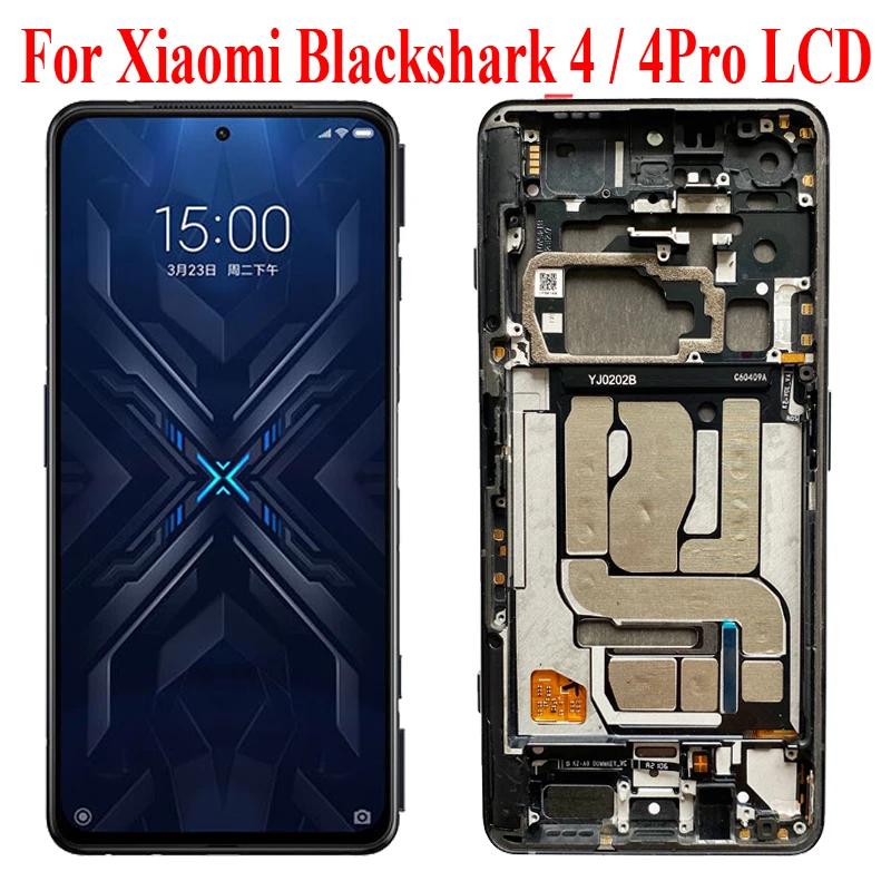 Lcd Da 6.67 "Per Xiaomi Blackshark 4 4Pro Display Lcd Touch Screen Con Cornice Digitizer Shark Prs-H0 Prs-A0 Ksr-A0 Display