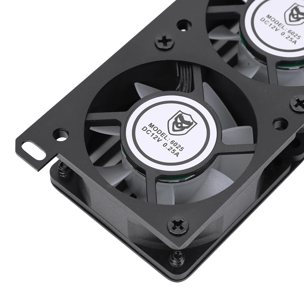 Memory Radiator ARGB Syn RAM Heatsink Cooler with Dual 60mm Fan PWM ...