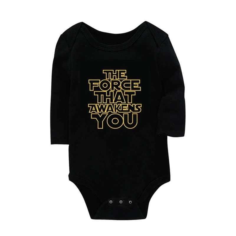 Newborn Baby Boys Long Sleeve Romper Toddler Star Wars Girls Bodysuits Infant Jumpsuit Playsuit Outfits Clothes Spring Costumes 6