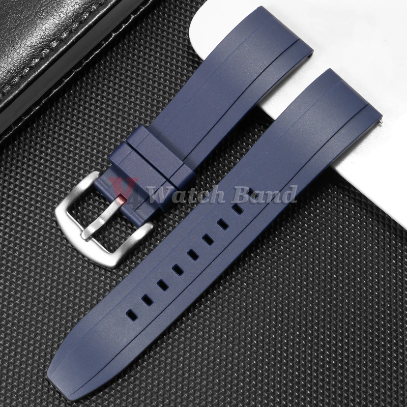 Premium Quick Release Silicone Watch Strap – Durable Rubber Band in Multiple Widths
