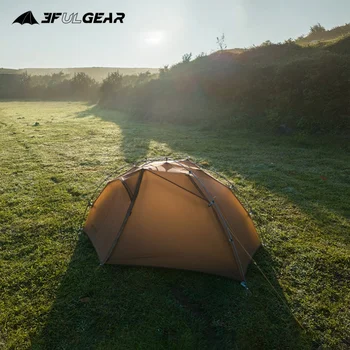 3F UL GEAR Taiji 1 Tent Outdoor Camping 1 Person Tent Ultralight 15D Nylon Tent Waterproof Hiking Mountaineering 5