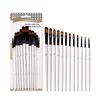 12pcs Artist Watercolor Painting Brushes Paint Brush For Nylon Paint Brushes Oil Acrylic Flat&tip Kit Pen Art Supplies 1