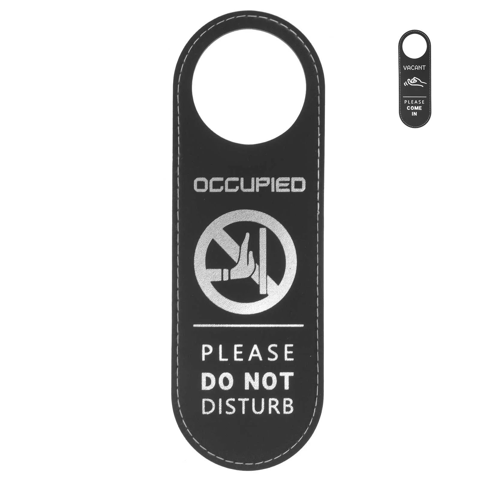 

Occupied Door Sign for Office Hotel Not Disturb Coat Hanger Double Sided Pu Signs