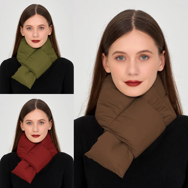 Waterproof Cloud Silk Cotton Outdoor Winter Thermal Warm Hiking Skiing Scarves Windproof Neck Warmer【A】