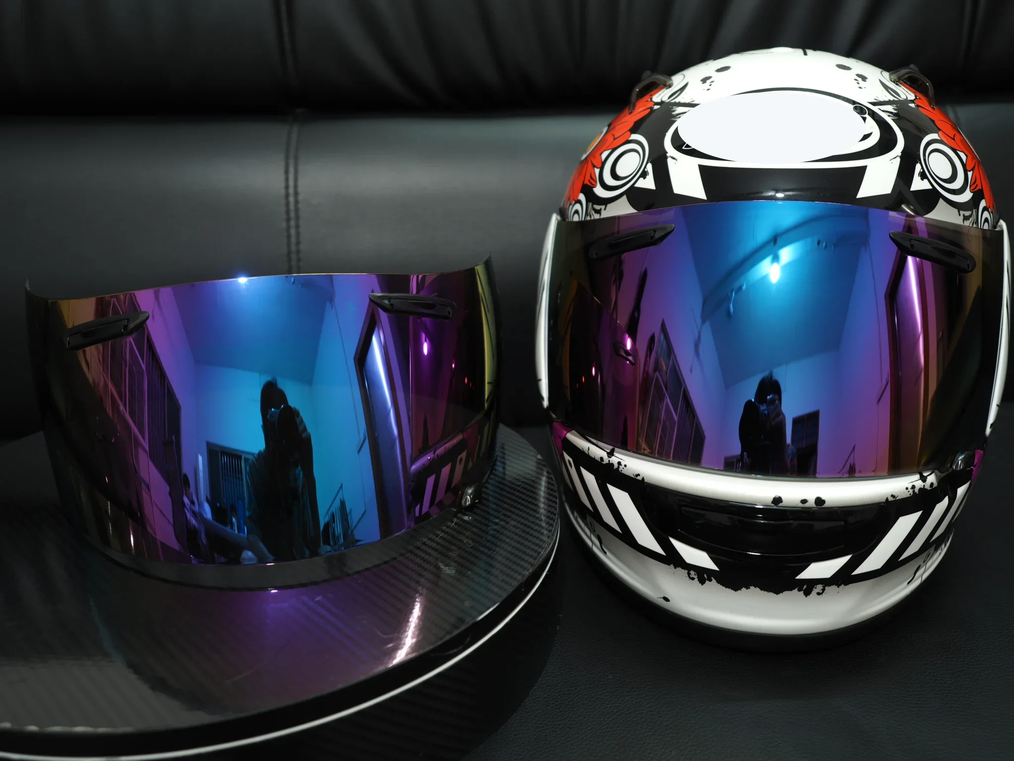 Visiera Per Casco Per Rr5 Rx7-Gp Quantum-J St Rx-Q Chaser-V Corsair-V Axces 2 Rx-7Rv Qj Astro-Iq Rapid-Ir Vector Hr Lens Case Visor