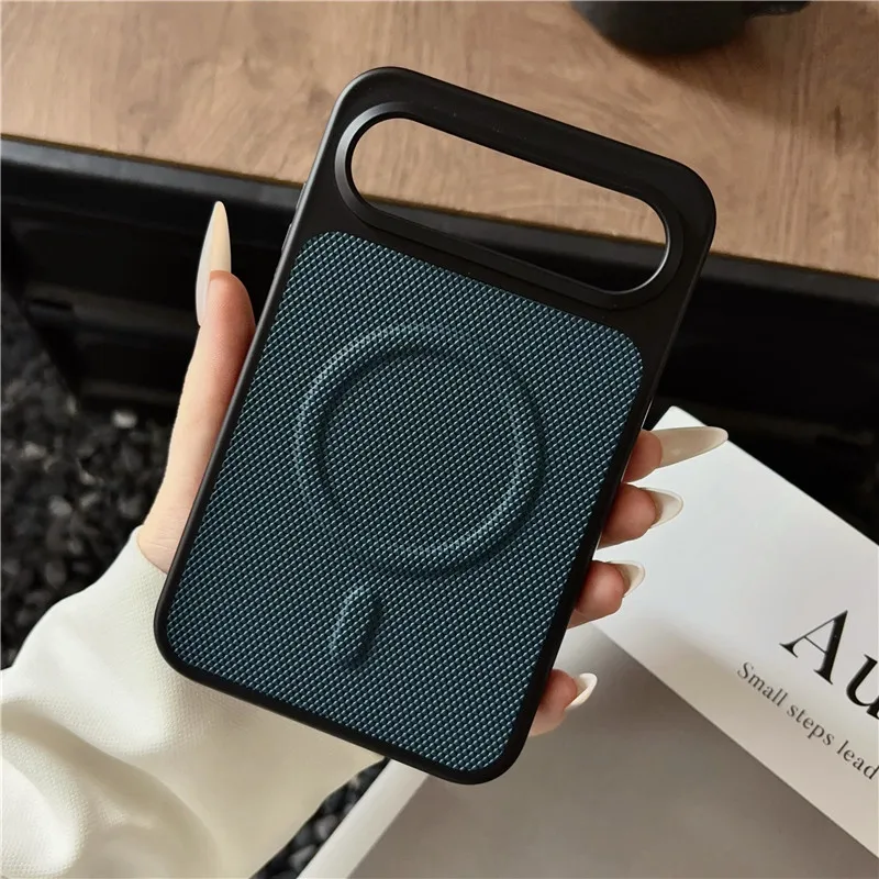 Leather Matte Magnetic Phone Case - Shockproof & Magsafe-Compatible Protective Back Cover
