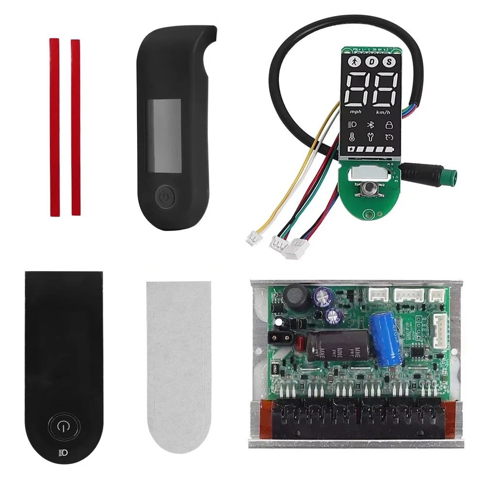 Enhanced Dashboard Set for Electric Scooter: Controller, Display Panel, and Cover