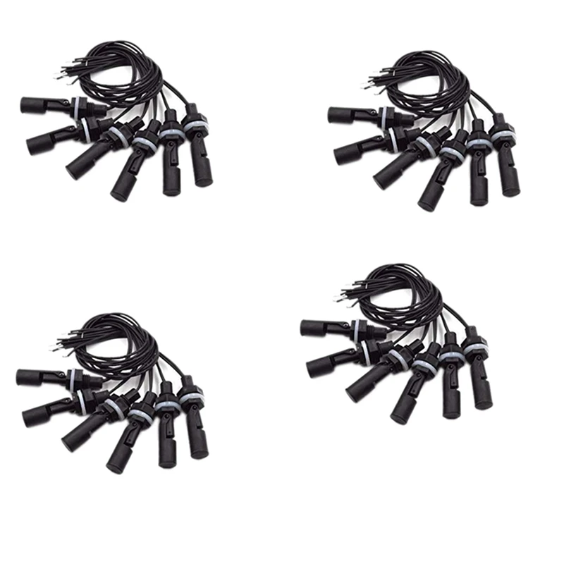 

NEW-24 Pieces Side Mounted Horizontal Liquid Float Switch Water Level Sensor