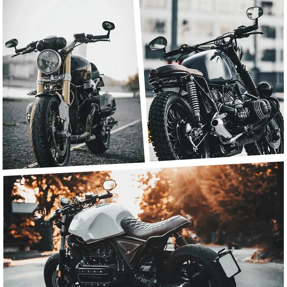 BMW オートバイ パブミラー E24 Mirror Bar End Motorcycle Rearview Mirror Universal For