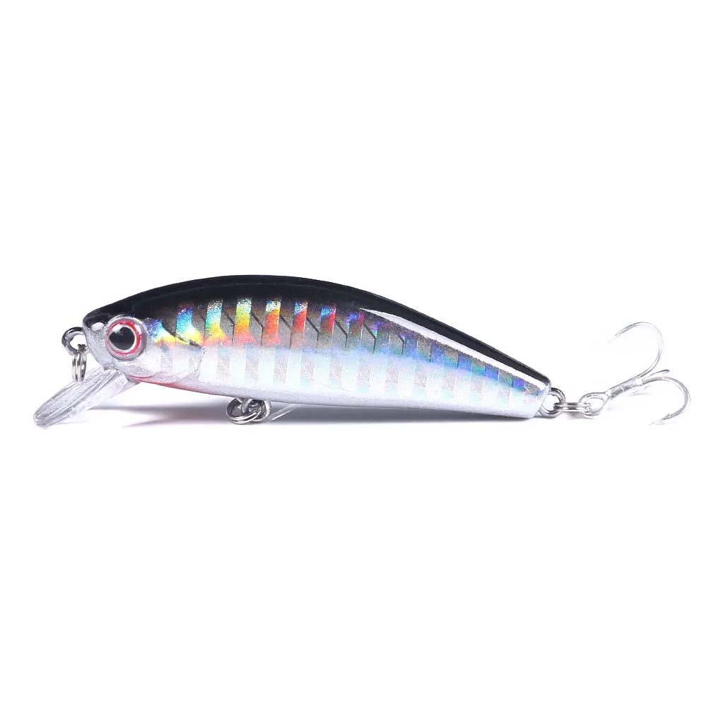 1Pcs Hengjia Fishing Lure Minnow 5.5CM 6.6G Hard Bait Bass Carp Pike  Fishing Tackle Pesca with 12# Hook