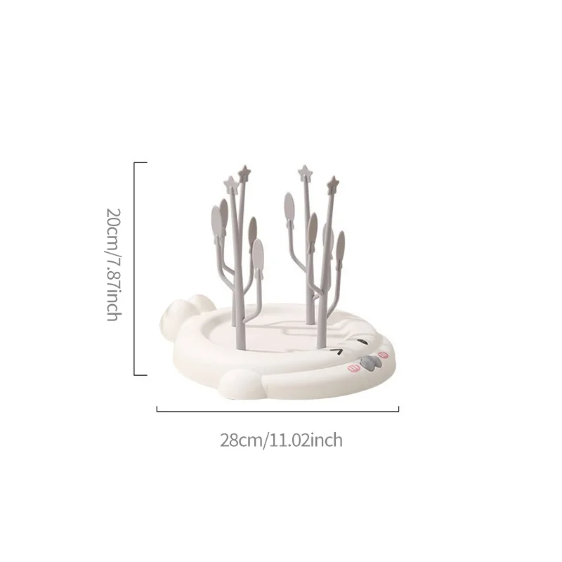 Ocean-Themed Draining Rack Cup Holder Plastic Cup Rack Kitchen Tea Stand Bottle Rack Jewelry Display bottle drying rack baby bottle drying rack feeding bottle drying rack baby bottle holder