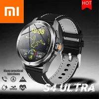 Xiaomi 2025 New S4 Ultra Smart Watch Men AMOLED Outdoor Sports NFC GPS Compass Heart rate Waterproof Bluetooth Call Smartwatches