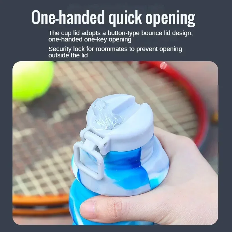 Sports Water Bottle Durable Hand grenade Camouflage water bottle Portable silicone foldable sports cup 500ml hand grenade sports kettle portable water bottle portable water jug