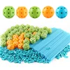 32PC children's building castle assembly toy DIY tent castle bead insertion educational toy 5