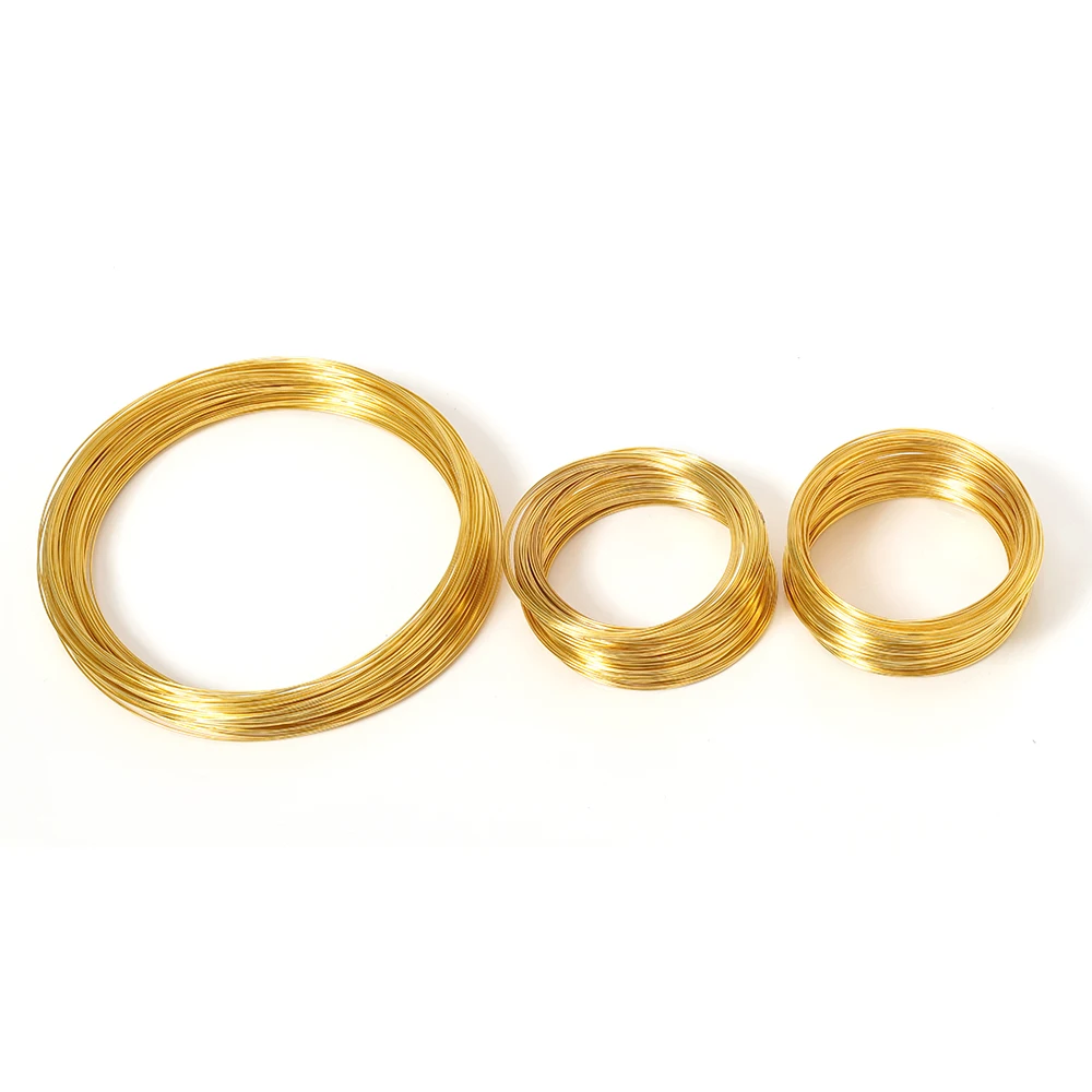 100 Ringe Memory Wire Eisendraht Schleife 55 mm 60 mm 115 mm für DIY Federarmband Perlen Schmuckherstellung Komponenten – Detail 14