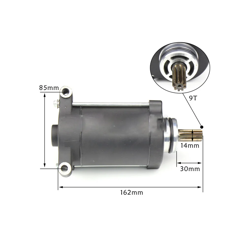 Engine Starting Motor for CF MOTO CF600 CF196 600 ATV X6 600CC 0600091100 for ATV 9T Splines Starter Motor Car Accessories