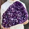 Natural  Amethyst Quartz Purple Crystal Cluster Healing Stones Specimen Home Decoration Crafts Decoration 1