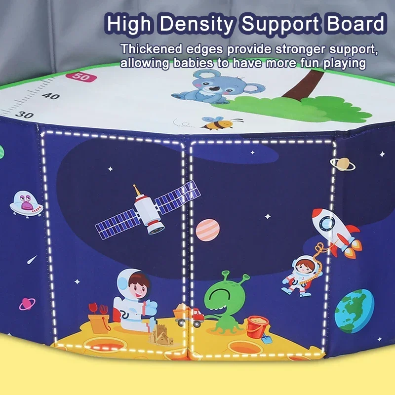 Baby Foldable Sand Table Pit Sandbox Toy Infant Indoor Play Sand Ball Pool Outdoor Playpen Toy Dry Folding Fence Tent Toy Gift 3