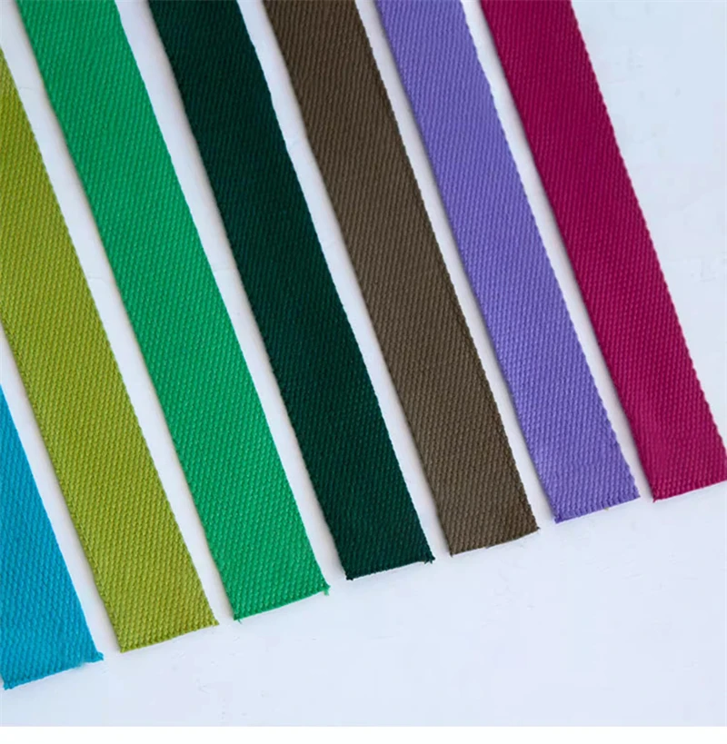 Webbing Craft Supplies 5 Yards 20/25/32/38/50mm Polyester Cotton Canvas Webbings for Backpack Strap Belt