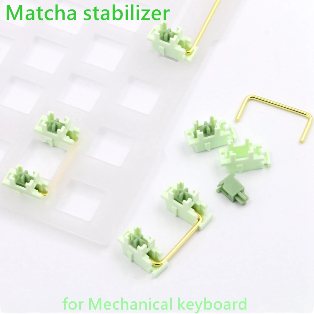 

Keycap Switch Stabilizer For Mechanical Keyboard Gold-plated Steel Wire Positioning Customization Matcha Panda MX Shaft 2U 6.25U