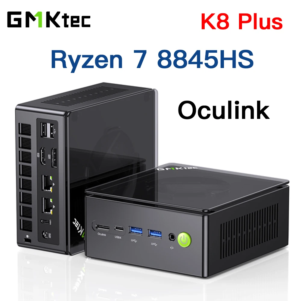 GMKtec K8 Plus Ryzen 7 8845HS MINI PC DDR5 5600Mhz PCIe4.0 SSD