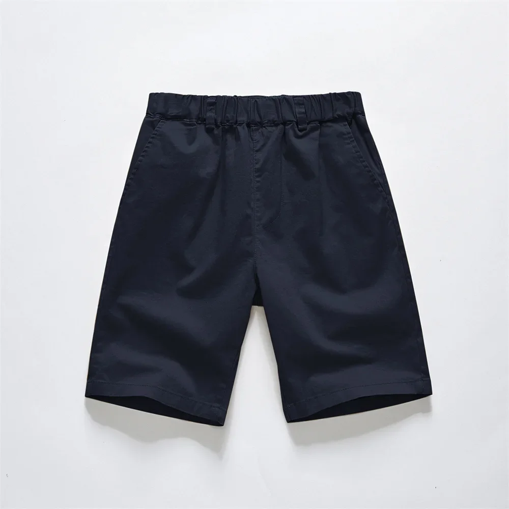 Kids Khaki School Shorts 4