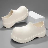 2025 Men‘s Slippers Couples Garden Clogs Women Waterproof Chef Shoes Beach Sandal Slippers For Pet Workers Outdoor Fishing Shoes - Image 2