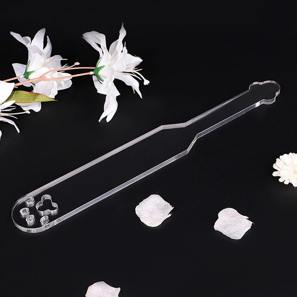 40CM Transparent Acrylic Hollow Cat Claws Riding Crop Whip Spanking Paddle Whip Knight Riding Equipment Horse Whip equestrian whip riding accessories