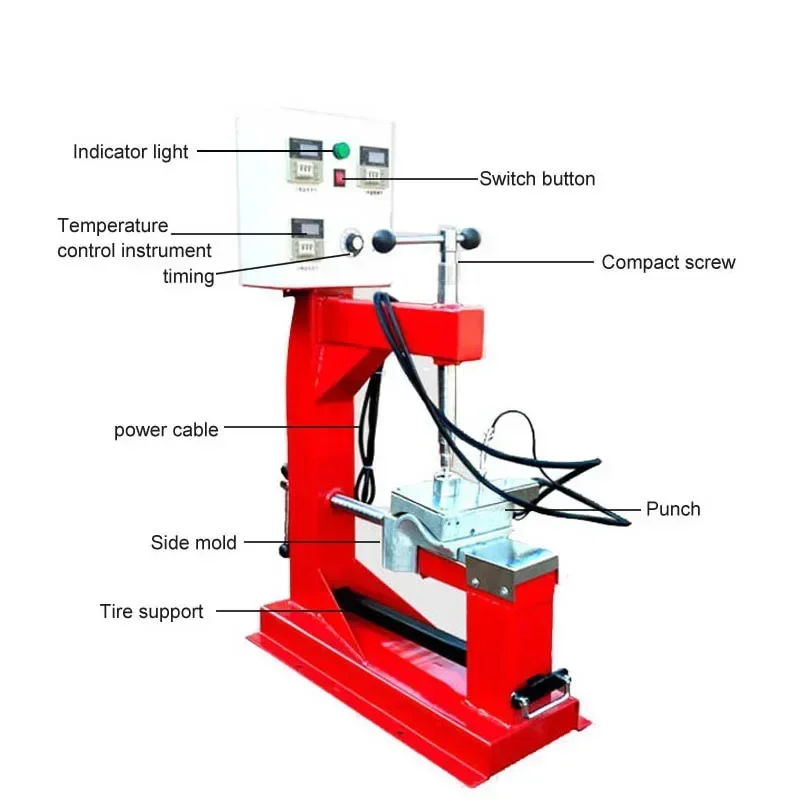 

High Quality Vulcanizing Machine Multipoint Tire Temperature Control Big Hole Tire Vulcanizer with Large Tires