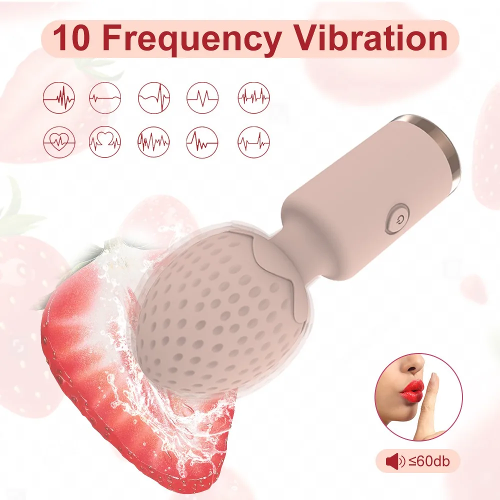 Powerful Clitoris Vibrators USB Recharge AV Vibrator Massager Portable Mini Vibrator JoinJJtoy