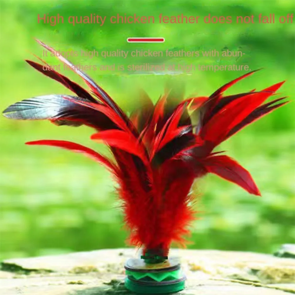 Outdoor Sports Foot Kick Kick Shuttlecock Portable Handwheel Feather Shuttlecock Multi-functional Colorful Shuttlecock