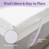 SINWEEK 3 Inch Gel Memory Foam Mattress Topper Queen Size, Ventilated High Density Pad for Back Pain, Bed Topper with Removabl 6