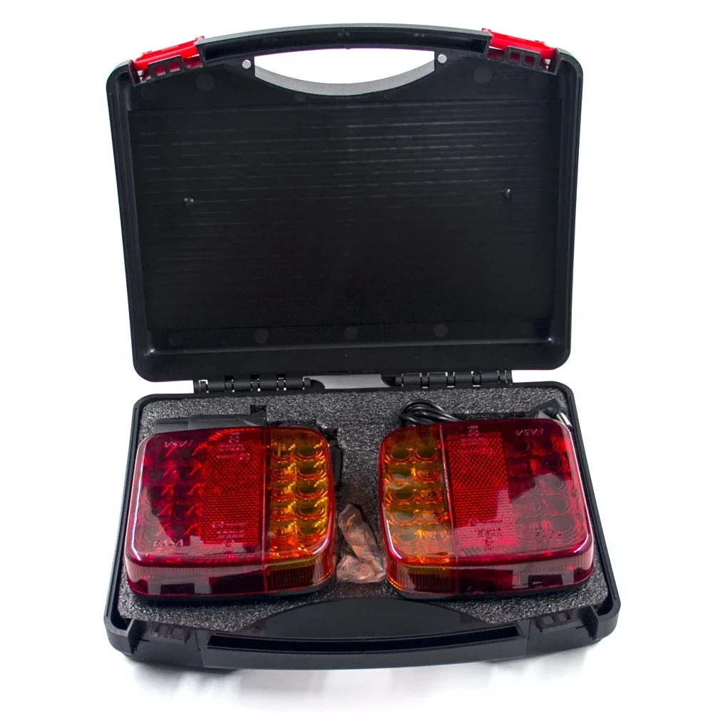 Partsa Lot De 2 Feux Arrière Ronds à LED De 17,8 C - 17 LED étanches