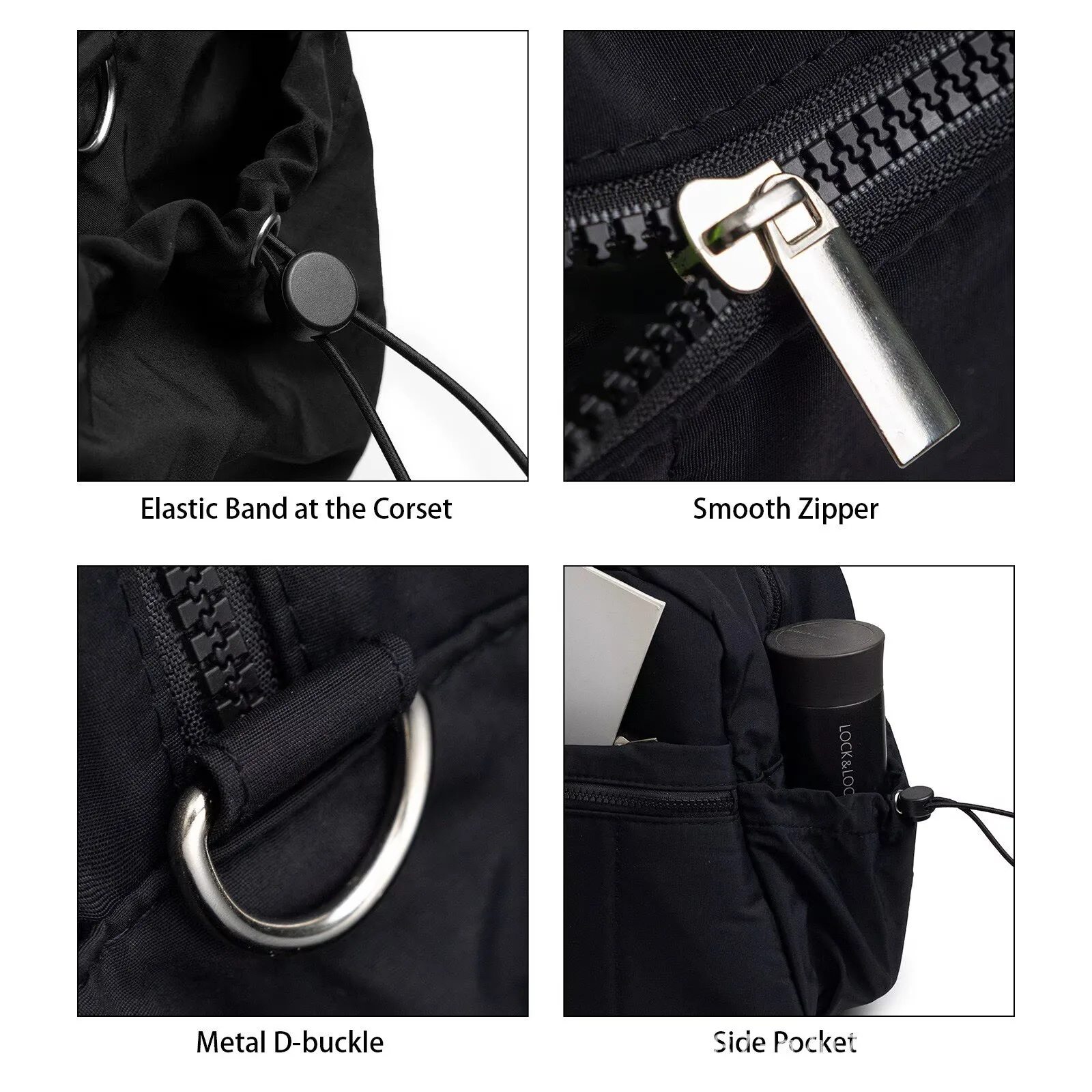 Große Kapazität Reisetasche Gepäcktasche Sport Fitness Tasche Wasserdichte Handgepäck Schwangere Frauen Handtasche – Detail 5