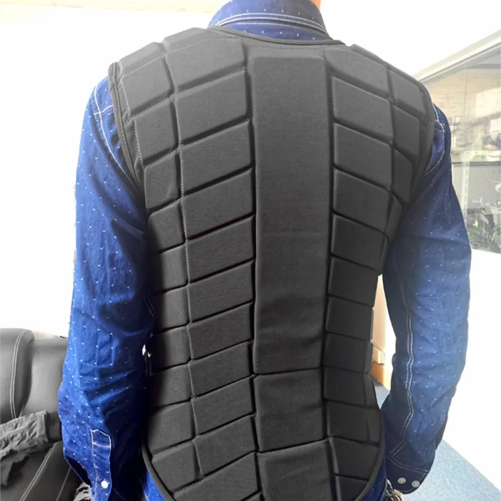Horse Riding Vest, Equestrian Vest Horse Riding Safety Vest Equestrian Body Protector Damping EVA Padded Protective Gear 2