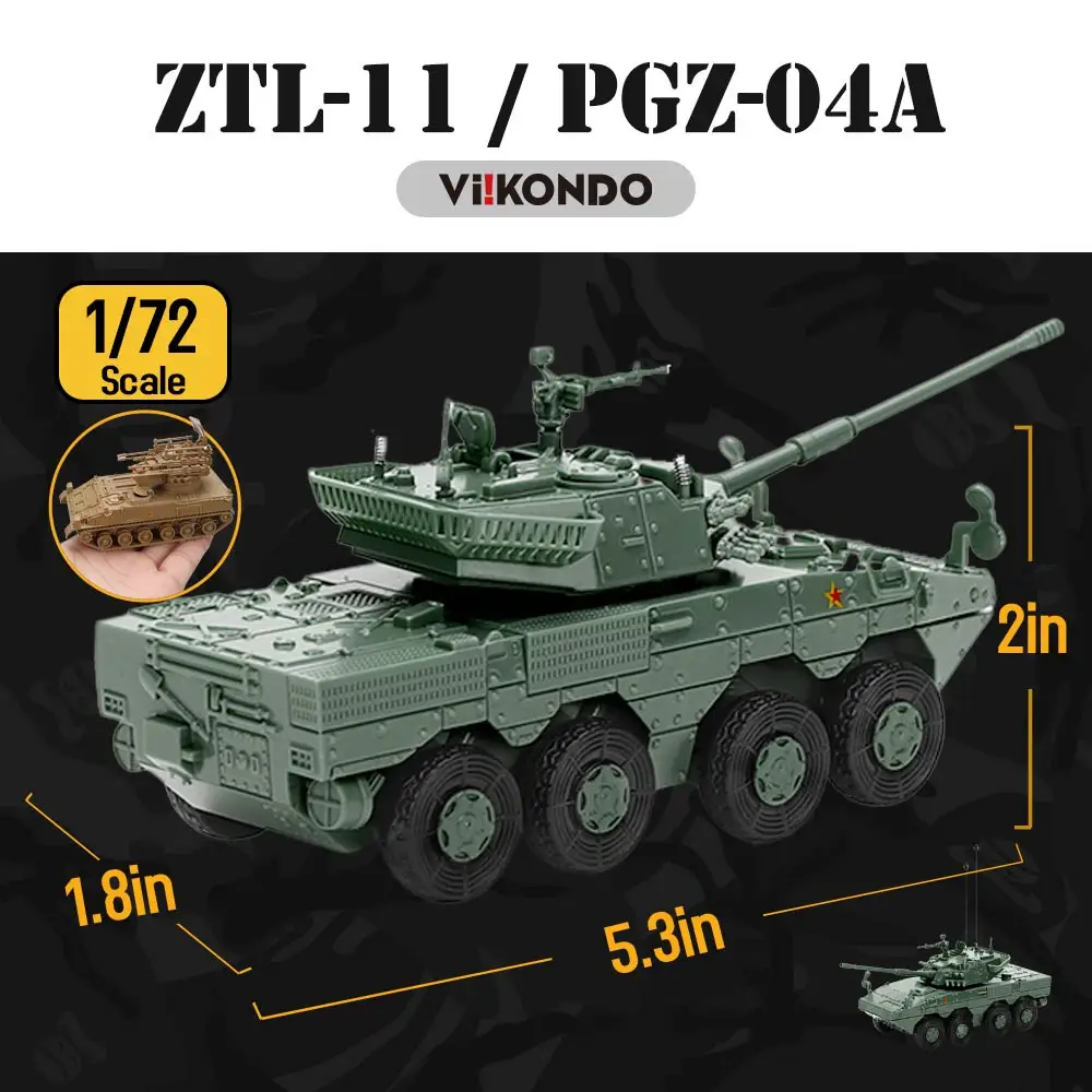 ViiKONDO �峭�� ��ũ ���� Ʈ�� ���� ���� �� ŰƮ, 1/72 �߱� ���� �̻��� HJ-10 �� ��ü ���� PLZ-05 �ҳ� ����