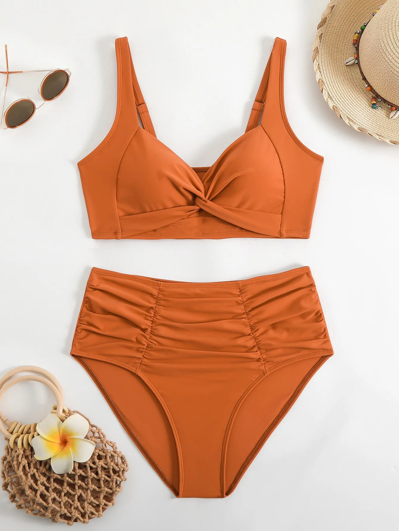 Swimsuit For Women 2025 Women Two Piece Swimsuit Sexy Two Piece High Waist Bikini Swimsuit купальники жіночий 2 - 6