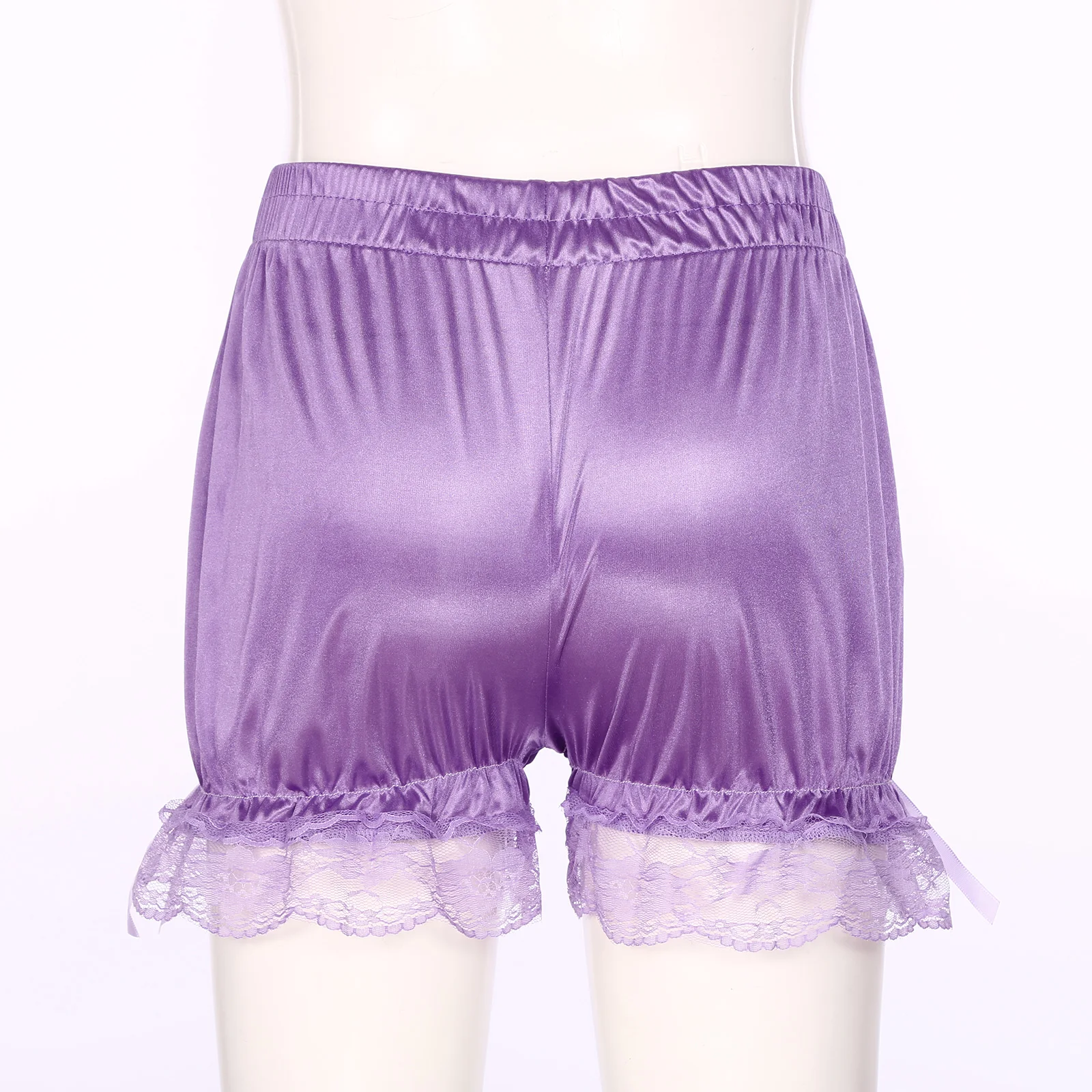 Pettipants For Women Women Lace Trim Satin Loose Safety Shorts