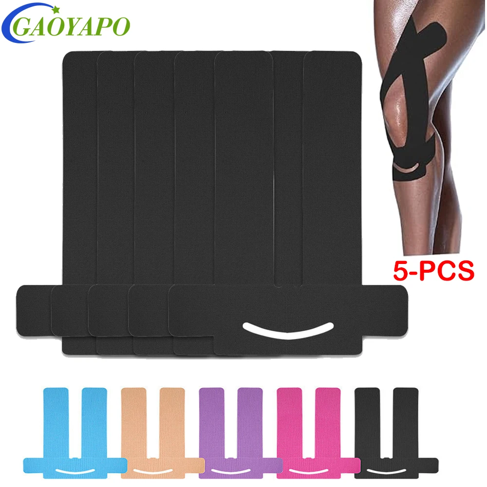 10Pcs Precut Kinesiology Tape For Knees - Latex-Free Athletic Knee Support Tape Waterproof