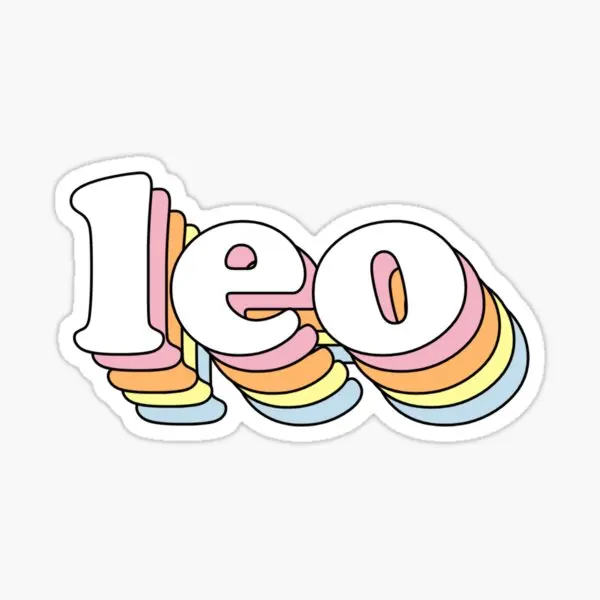 

5 шт., наклейки на автомобиль «Лео»