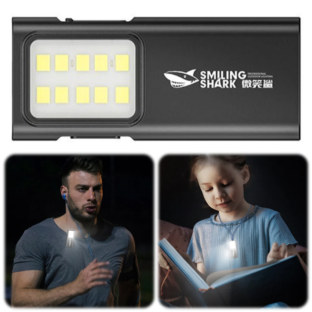 LED جيب الكاشف USB قابلة للشحن EDC مصباح يدوي مقاو...