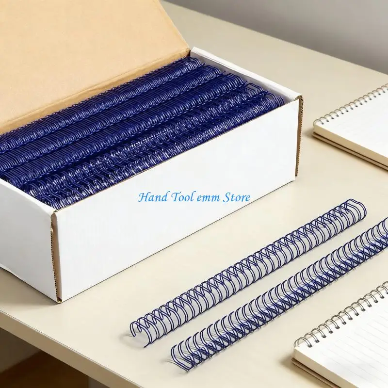 H37F 100Pcs 학교 사무용품을 위한 다기능 문서 용지 바인딩 빗