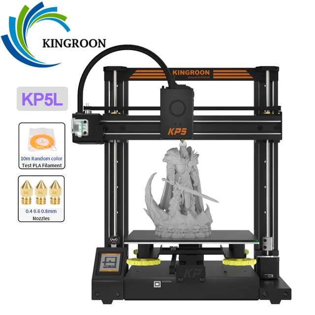 KINGROON KP5L 3D Printer Resume Power Off Printing DIY FDM 3D Printer Kit KP5 High Precision Printing Size 300x300x330mm 1