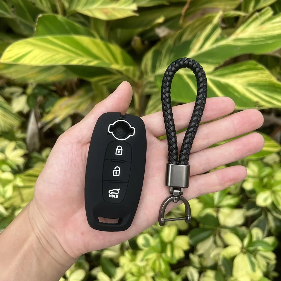 Étui De Protection Pour Clé En Silicone, Housse De Support Pour Nissan X-trail T33 Kick Qashqai J12 Juke Teana Altima Ariya 2023 2024 Télécommande