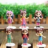 6pcs set PVC Gabby Dollhouse Figure Toy Mercat Cartoon Stuffed Animals Smiling Car Cat Hug Gaby Girl Dolls Kids Birthday Gifts 3
