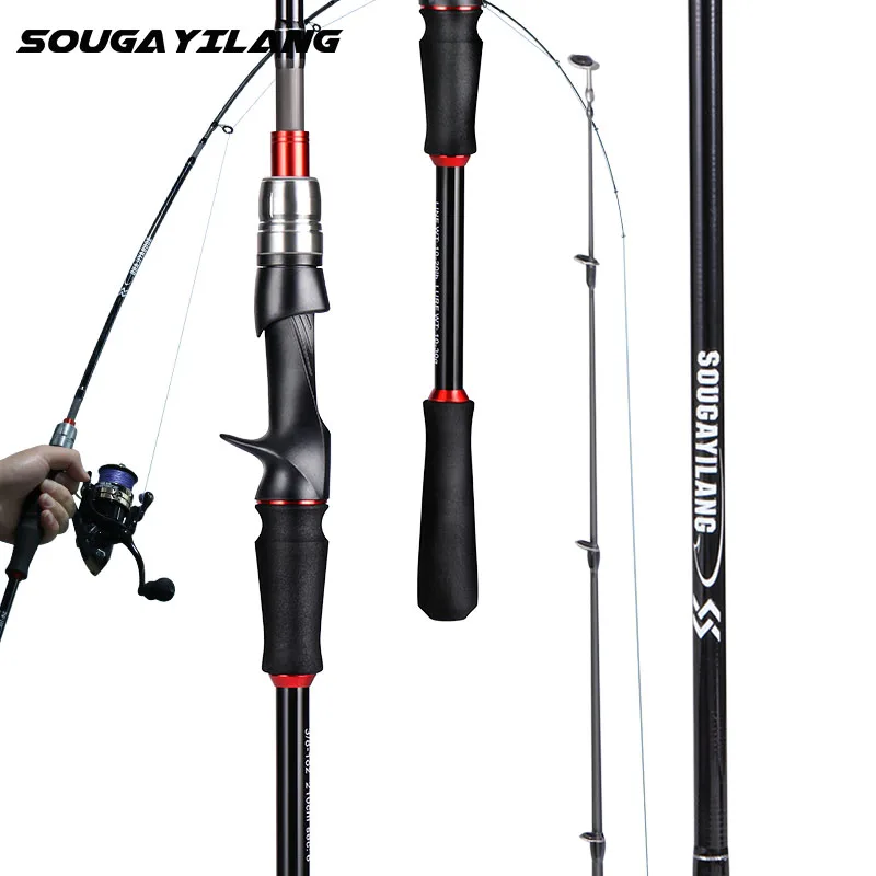 Sougayilang 5 Sections 2.1m Spinning Casting Fishing Rods 1