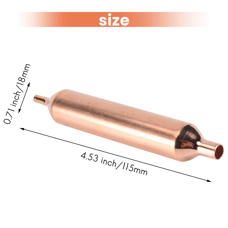 20X Refrigeration Filters 115 X18mm Refrigerator Filter Dryer Accessories Refrigeration-A54Q 6