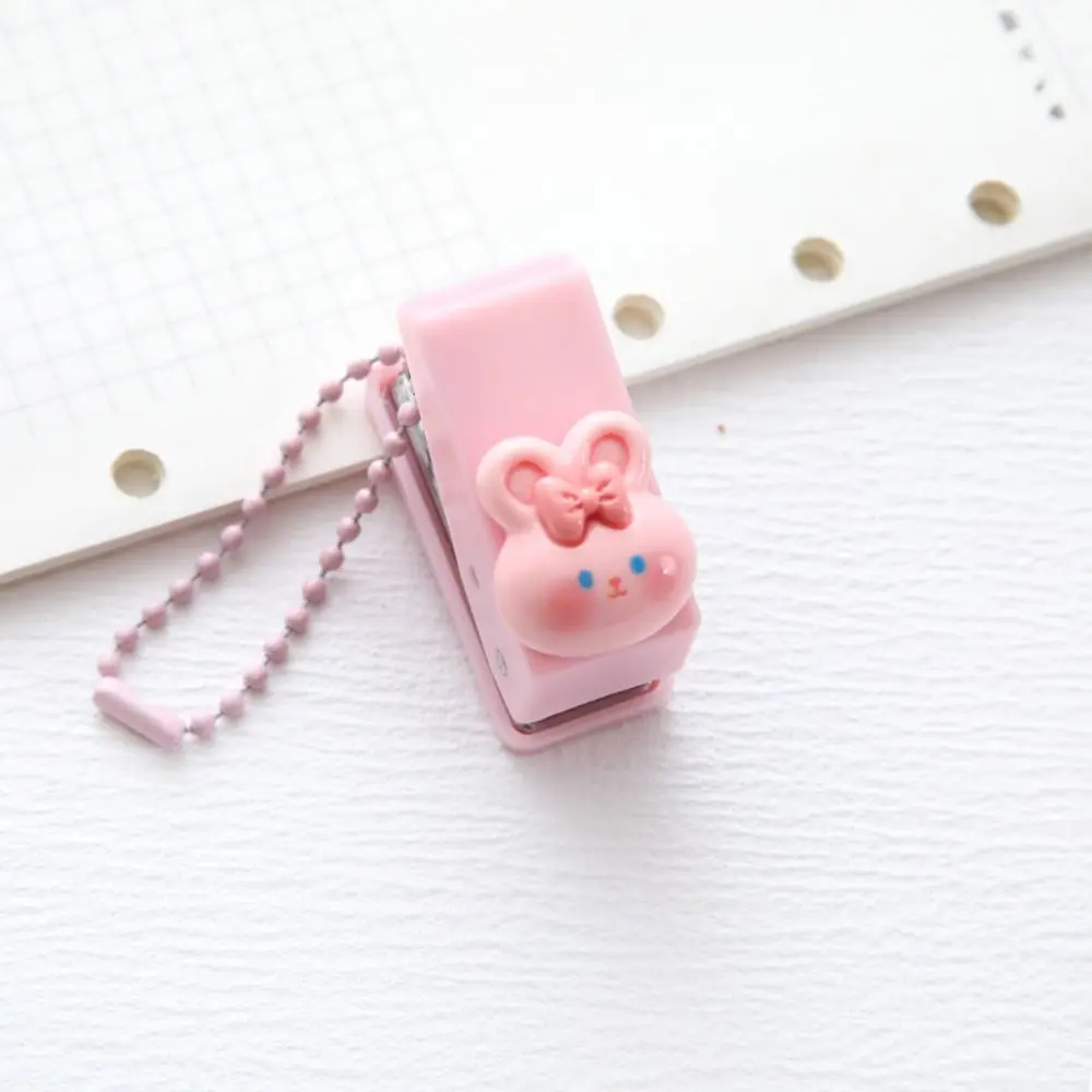 1 Hole Cute Hole Puncher Paper Cut Round Single Punch Cartoon Portable Mini Paper Puncher Binding Supplies